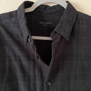 All Saints plaid shirt